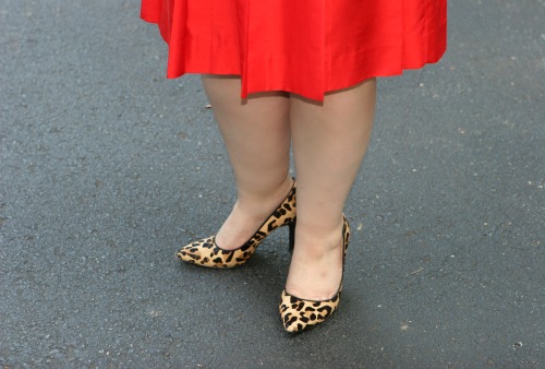 leopard haircalf pumps