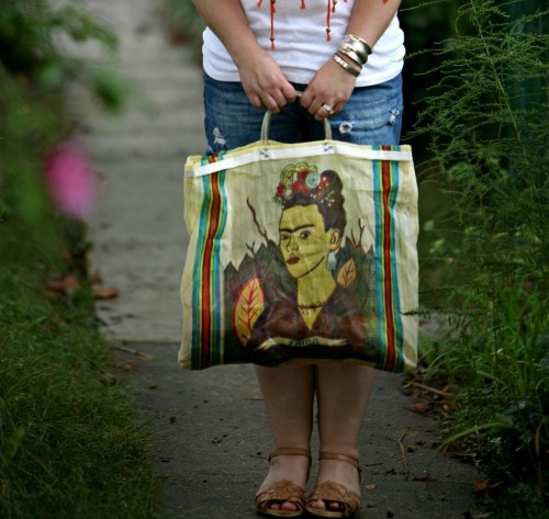 frida kahlo tote bag