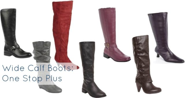 wide calf boots one stop plus