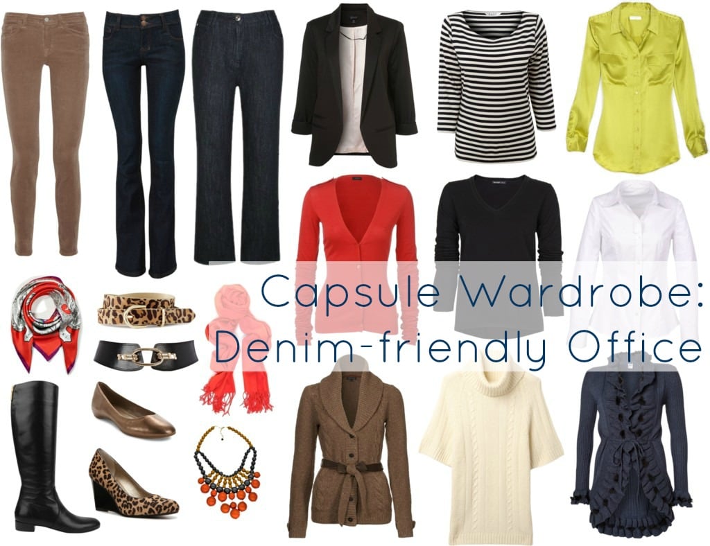 Ask Allie: Denim-based Office Capsule Wardrobe