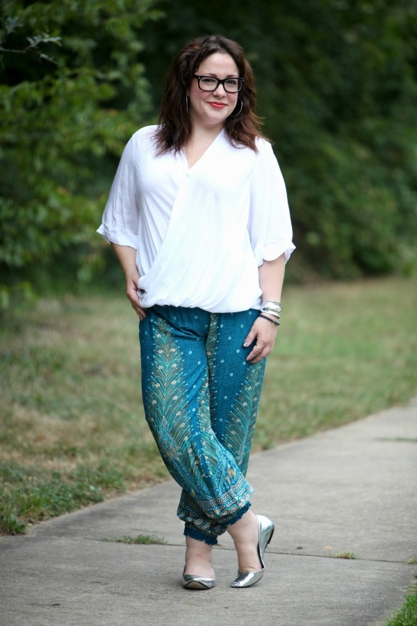 harem pants plus size curvy fashion blog