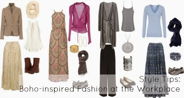 boho inspired fashion workplace style tips