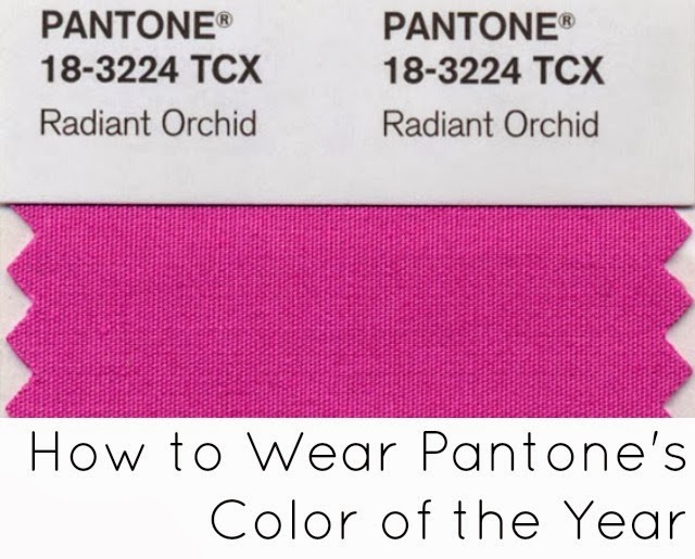 radiant orchid how to wear pantone