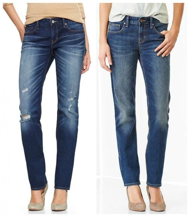 gap real straight jeans