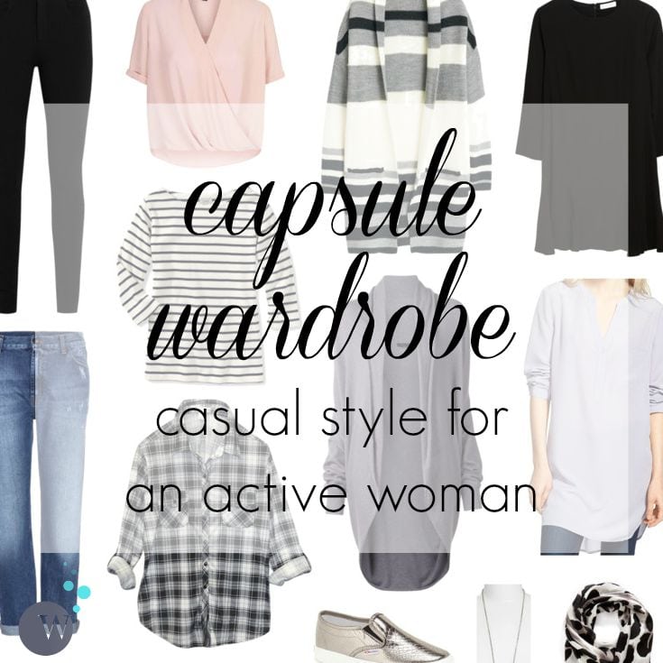 capsule wardrobe casual active mom