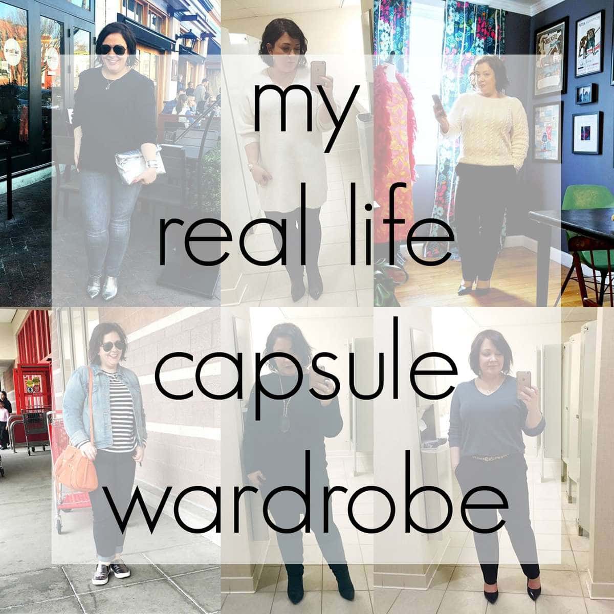 my real life capsule wardrobe