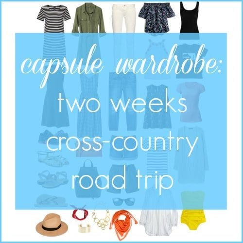 capsule wardrobe two weeks cross country road trip by wardrobe oxygen