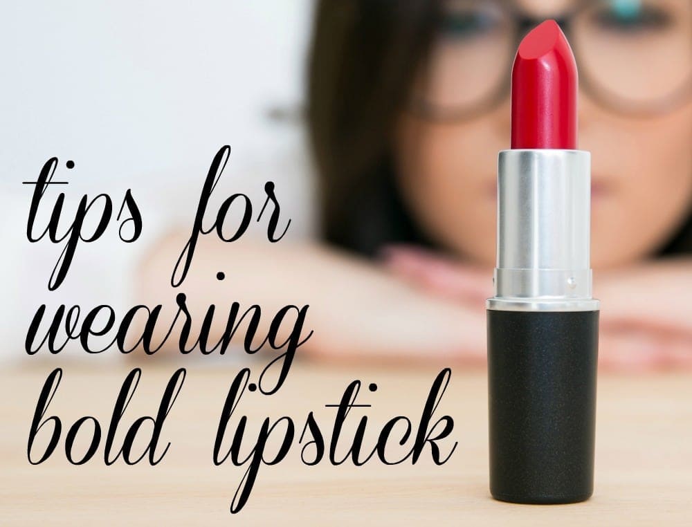 Tips for wearing dark or bold lipstick - how to care for lips, kieep lips even, and choose the right product by Wardrobe Oxygen How to Successfully Wear Bold or Dark Lipstick