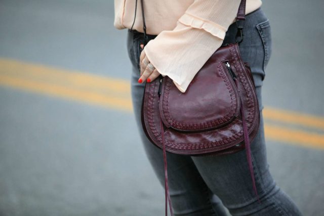 Wardrobe Oxygen with the Rebecca Minkoff Vanity bag in Oxblood