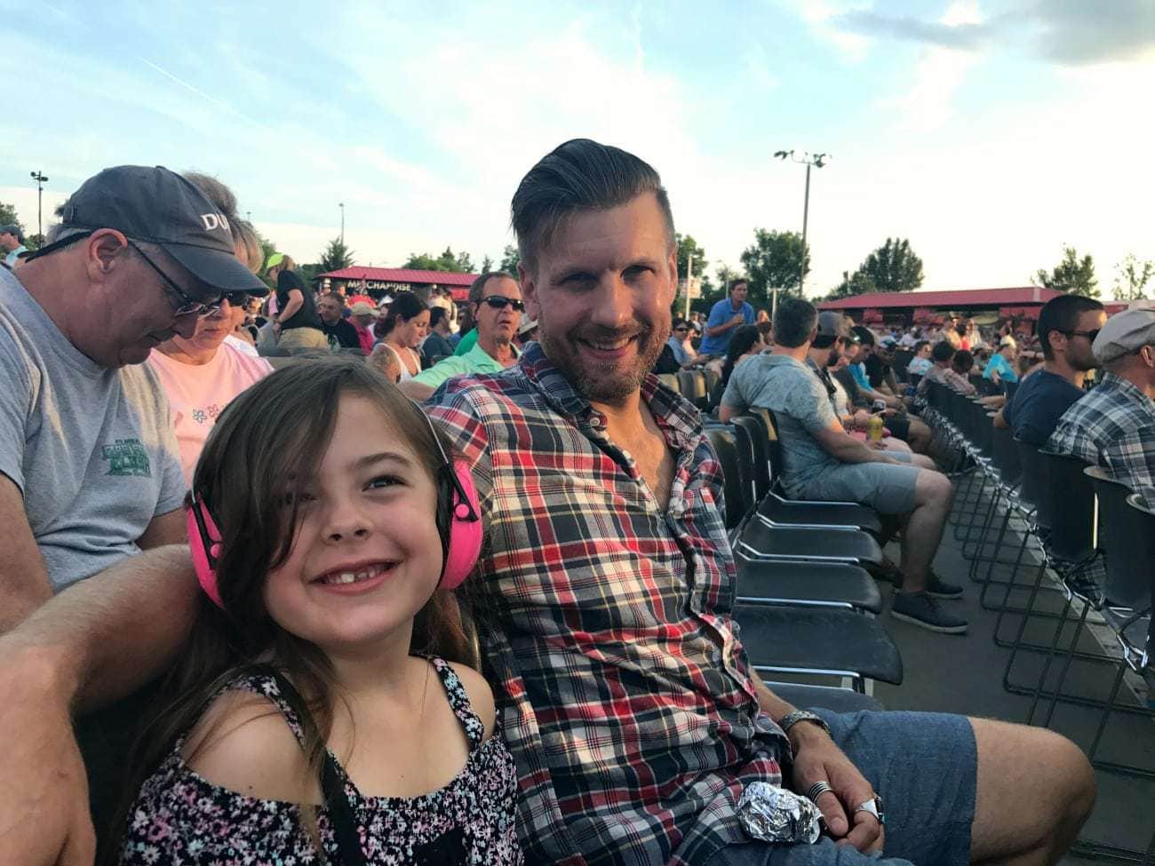 taking our kid to her first concert - my morning jacket