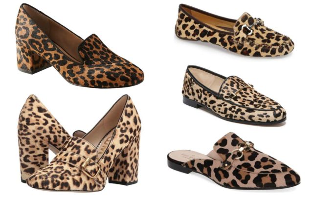 the best leopard print shoes for fall featured by popular DC petite fashion blogger, Wardrobe Oxygen: loafers