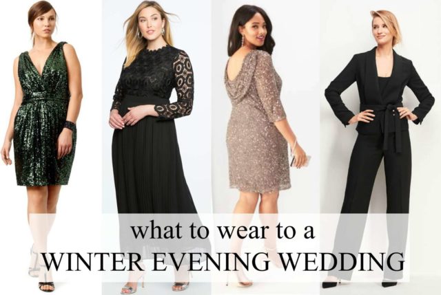 what to wear to a winter evening wedding