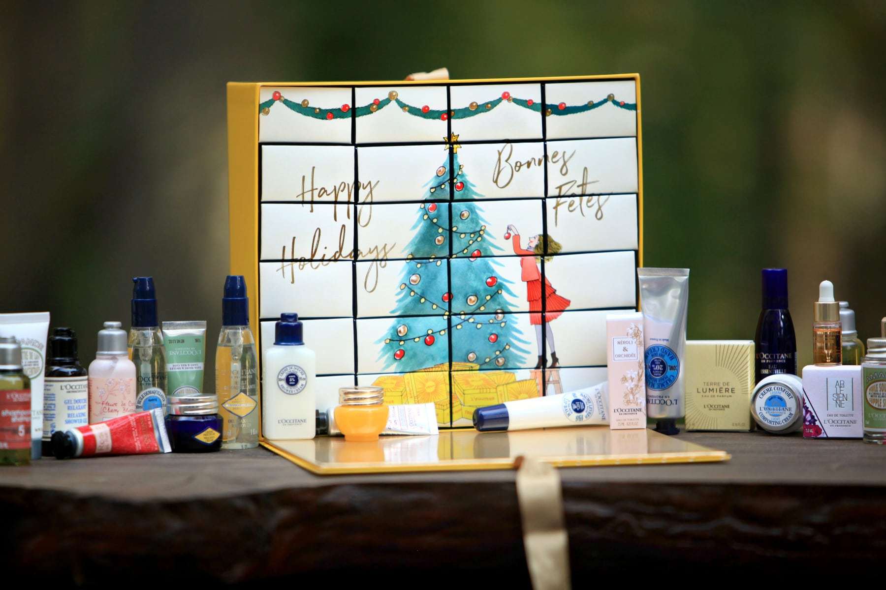 loccitane luxury advent calendar contents