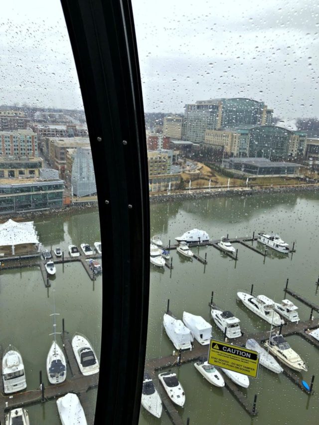 view from the capital wheel national harbor