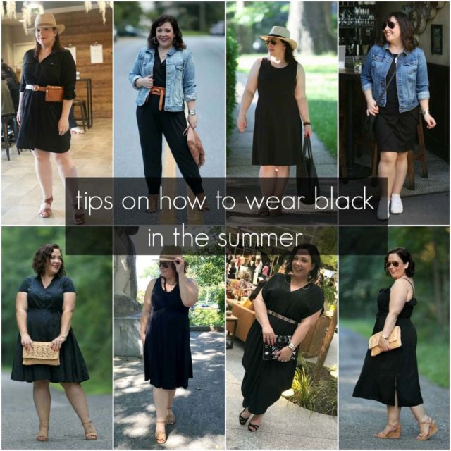 tips on how to wear black in the summer by wardrobe oxygen