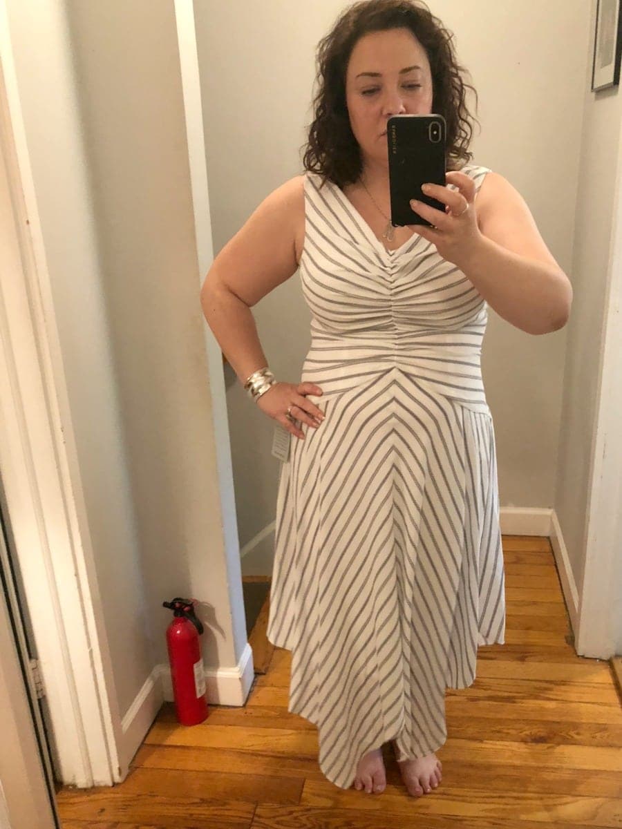 trunk club striped dress