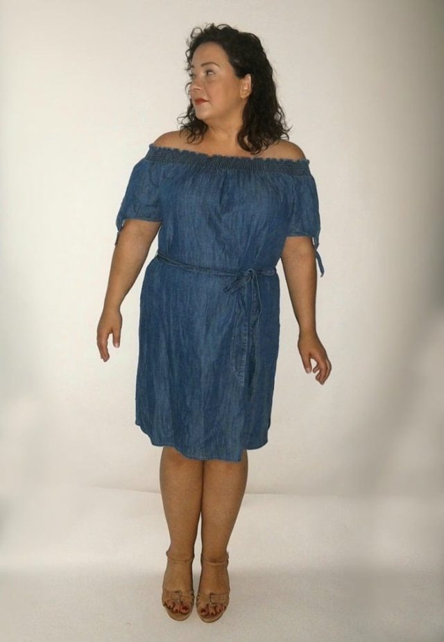 stitch fix chambray dress review