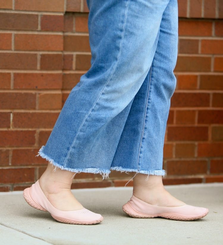 LISSOM Flytes flats in blush