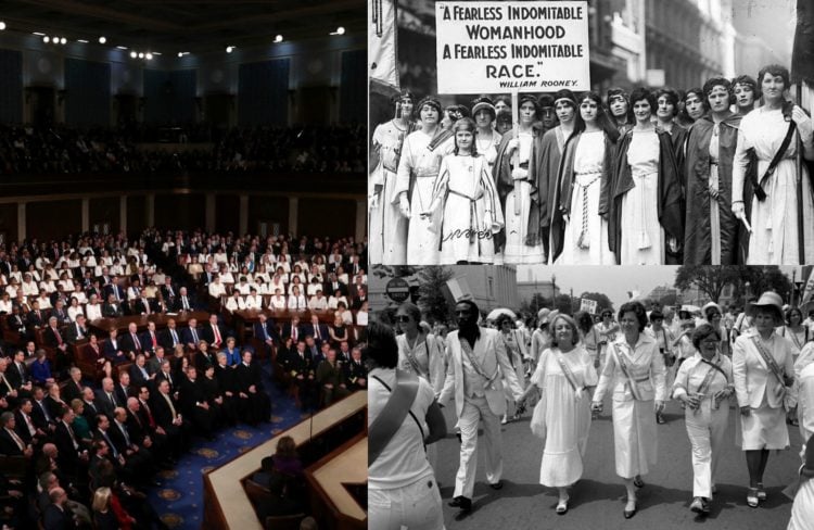 why women have worn white over the years in politics and protest