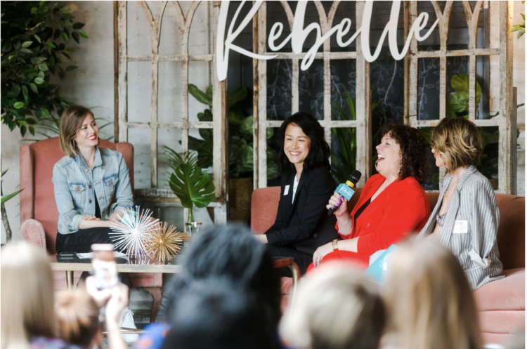 Alison Gary speaking at the Rebelle Con Spring 2019 in Richmond, Virginia