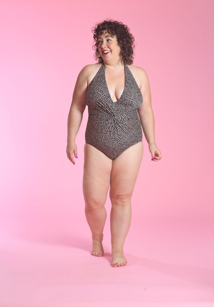 image of Wardrobe Oxygen in Target Dreamsuit Slimming Control Animal Print Control Twist Swimsuit