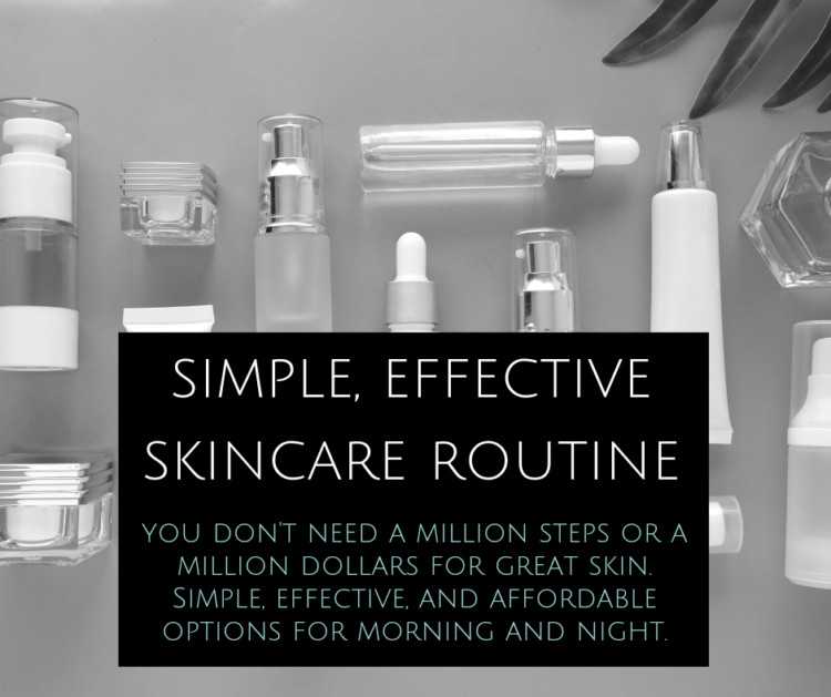 simple effective skincare routine over 40