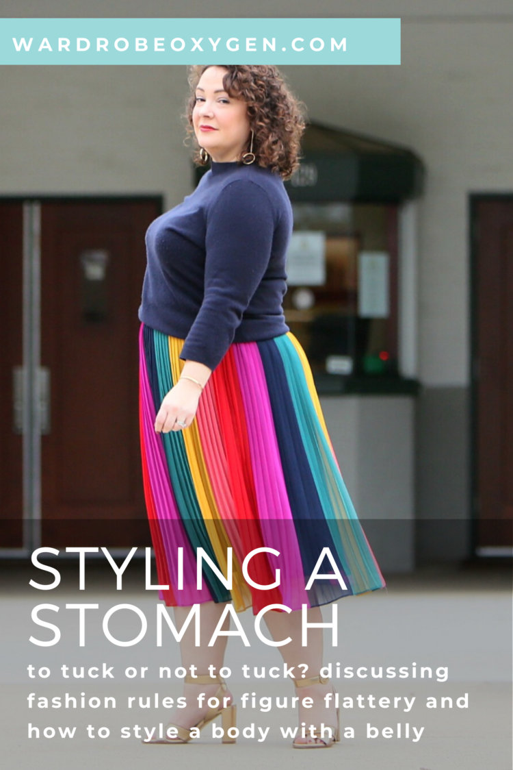 tips for styling a stomach using the actress Octavia Spencer as an example