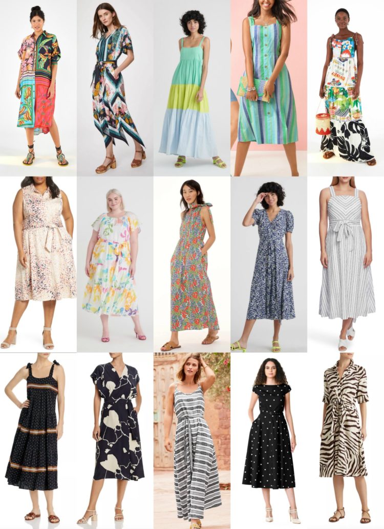 printed summer dresses