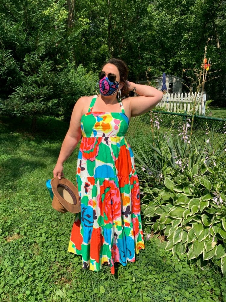 j crew floral maxi dress