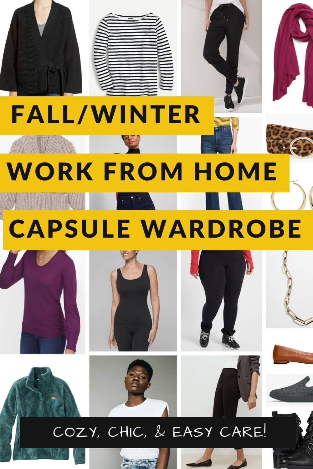 Work from Home Capsule Wardrobe for Fall to Winter