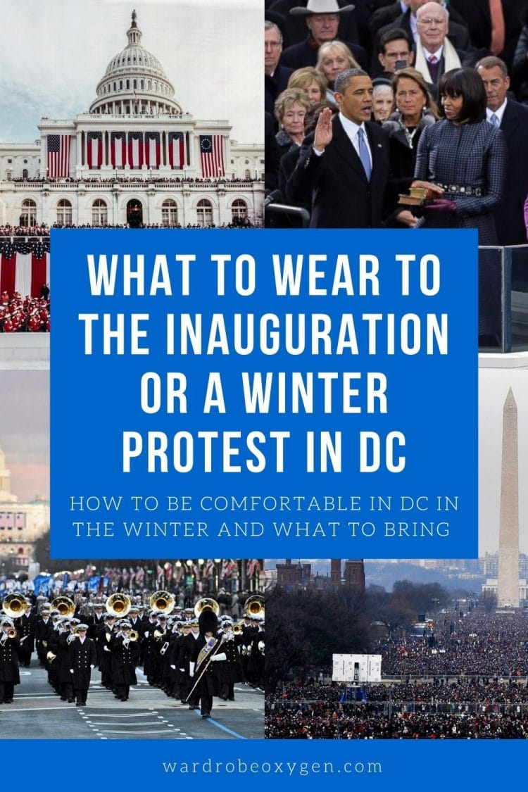 What to wear to a winter protest or inauguration in DC