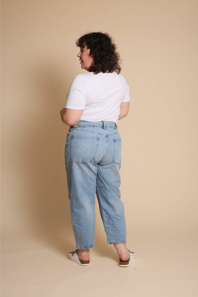 madewell balloon jean 32 petite