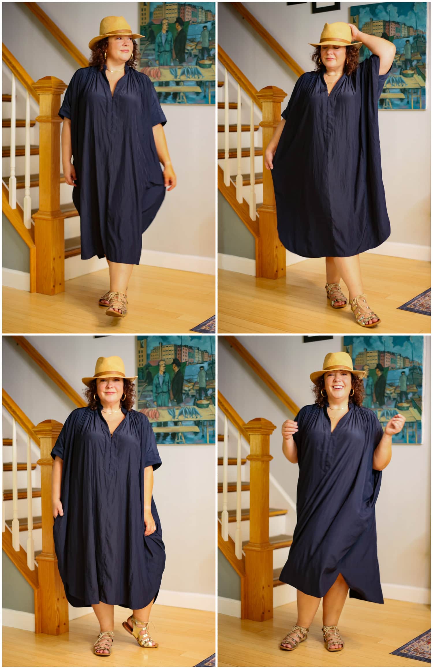 The ever by X dress styled as a caftan