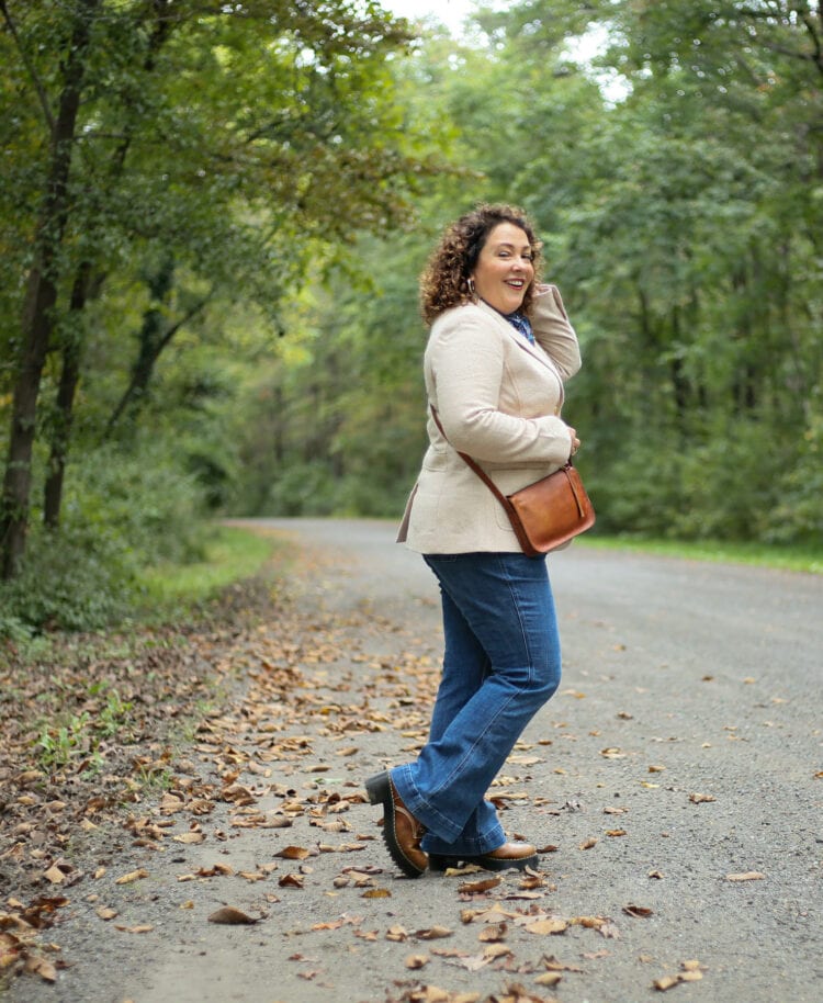 Talbots high waisted flare jeans