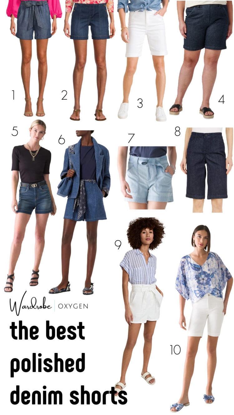 the best dressy denim shorts