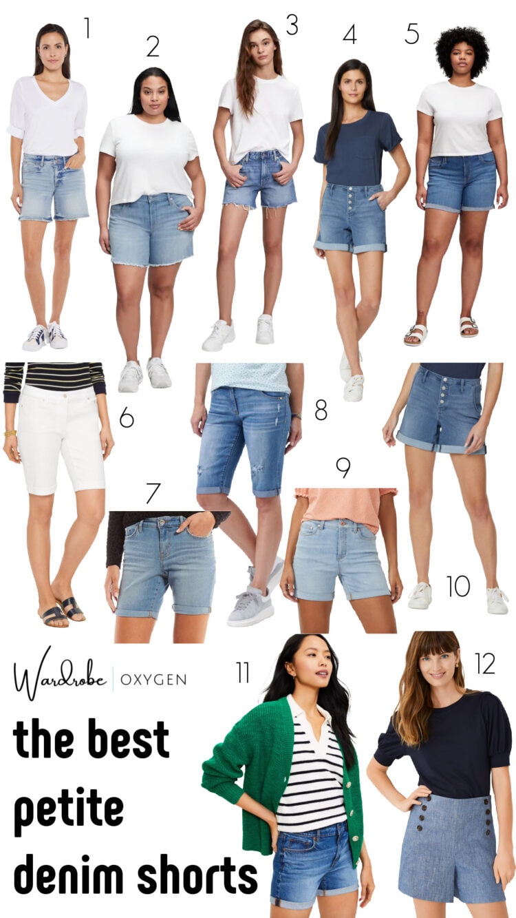 the best petite denim shorts