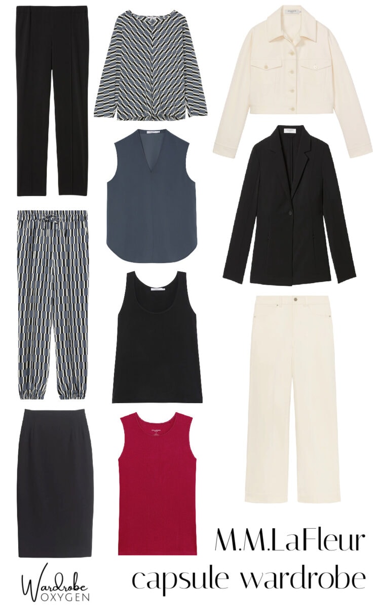 travel-friendly capsule wardrobe by Wardrobe Oxygen featuring apparel from M.M.LaFleur