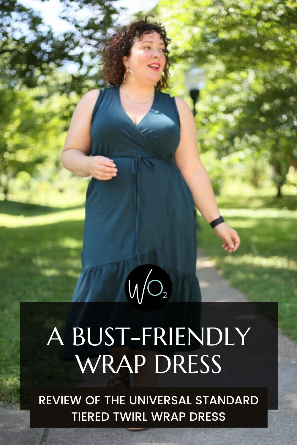 Universal Standard Tiered Twirl Wrap Dress: A Bust-Friendly Wrap Dress