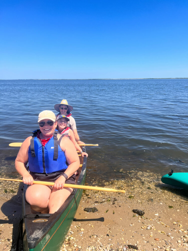 canoe from mastic beach to fire island