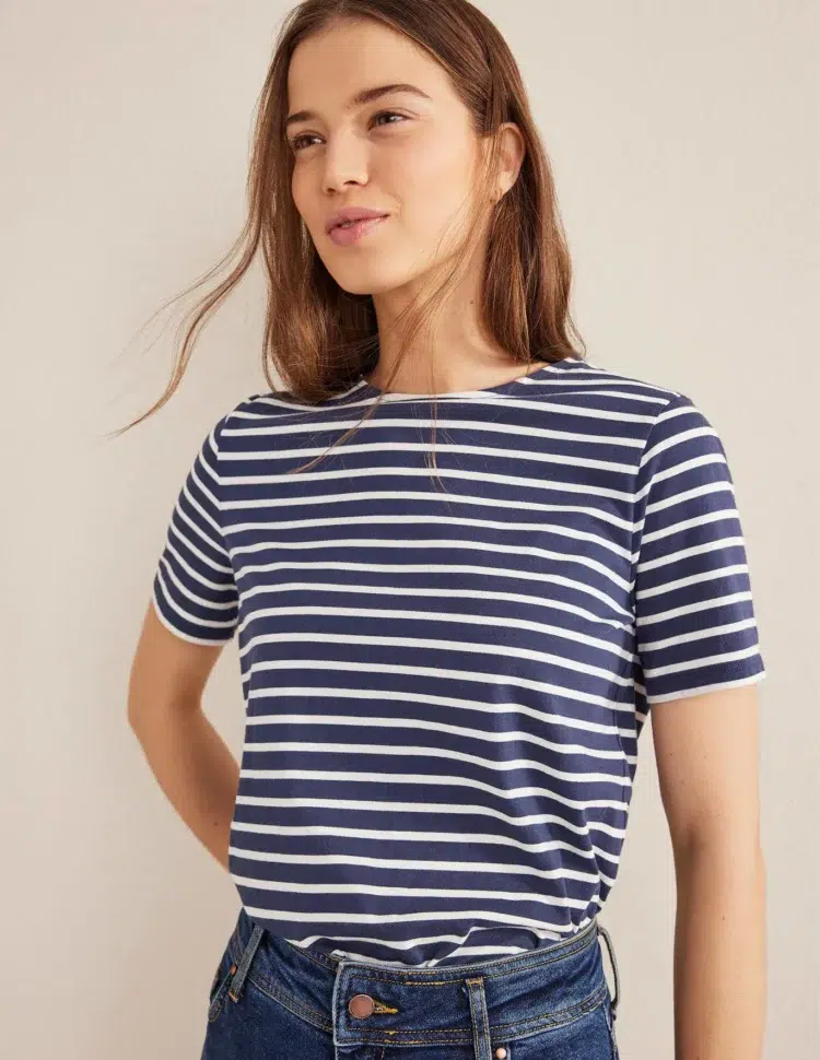 Boden Short Sleeved Breton T-Shirt | Best Breton Striped Shirts