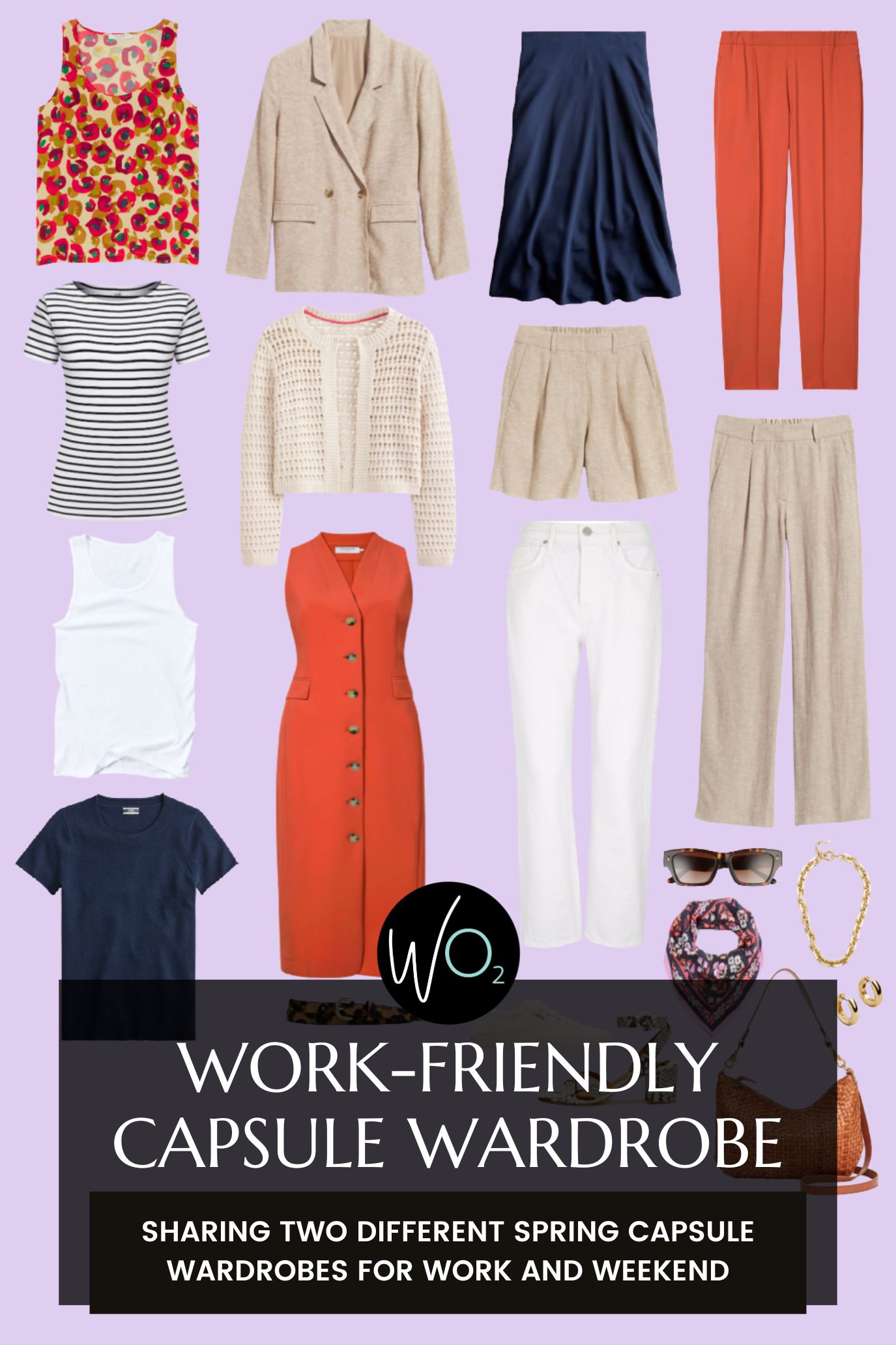 2 Spring Work-Friendly Capsule Wardrobes