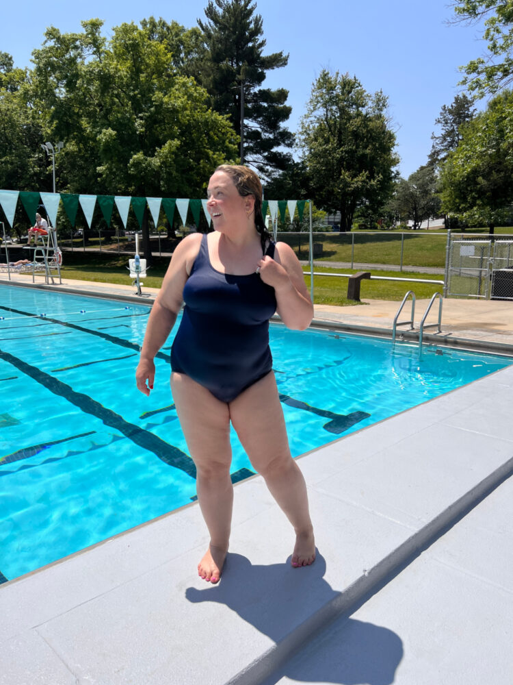 Tugless Sporty One Piece | My Favorite Lands End Swimwear