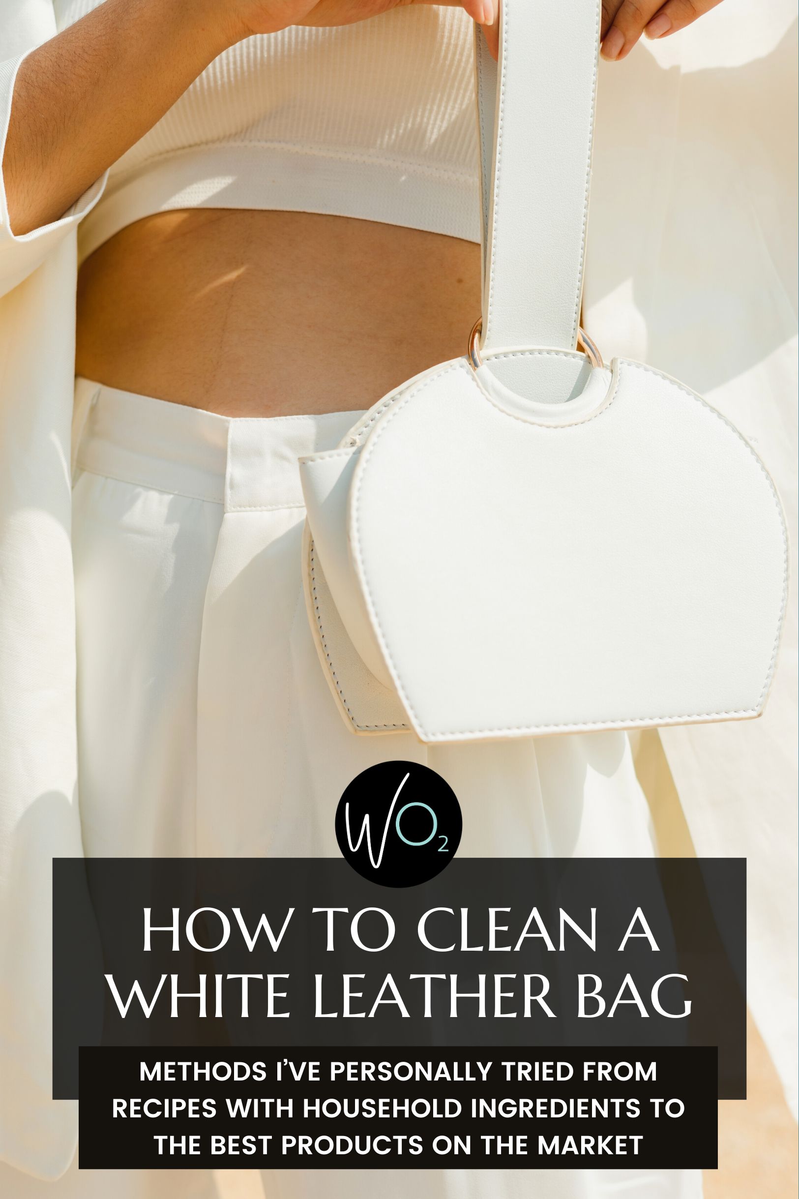 How to Clean a White Leather Bag