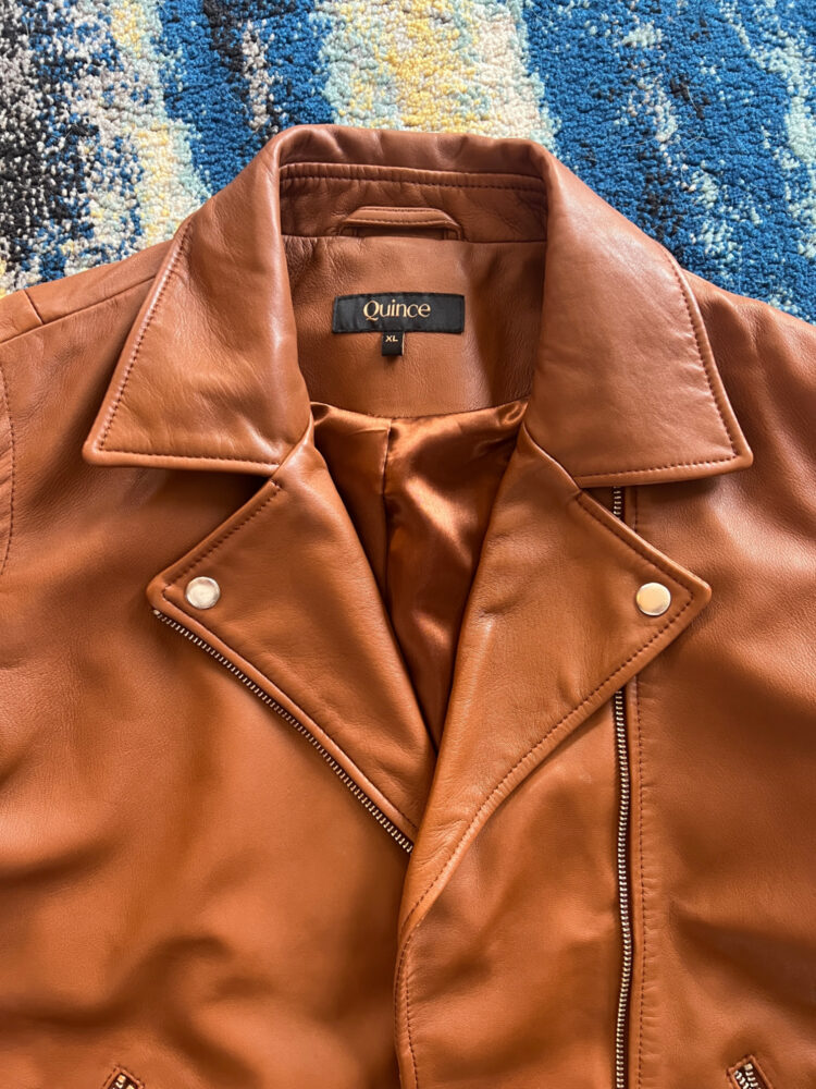 quince leather jacket review