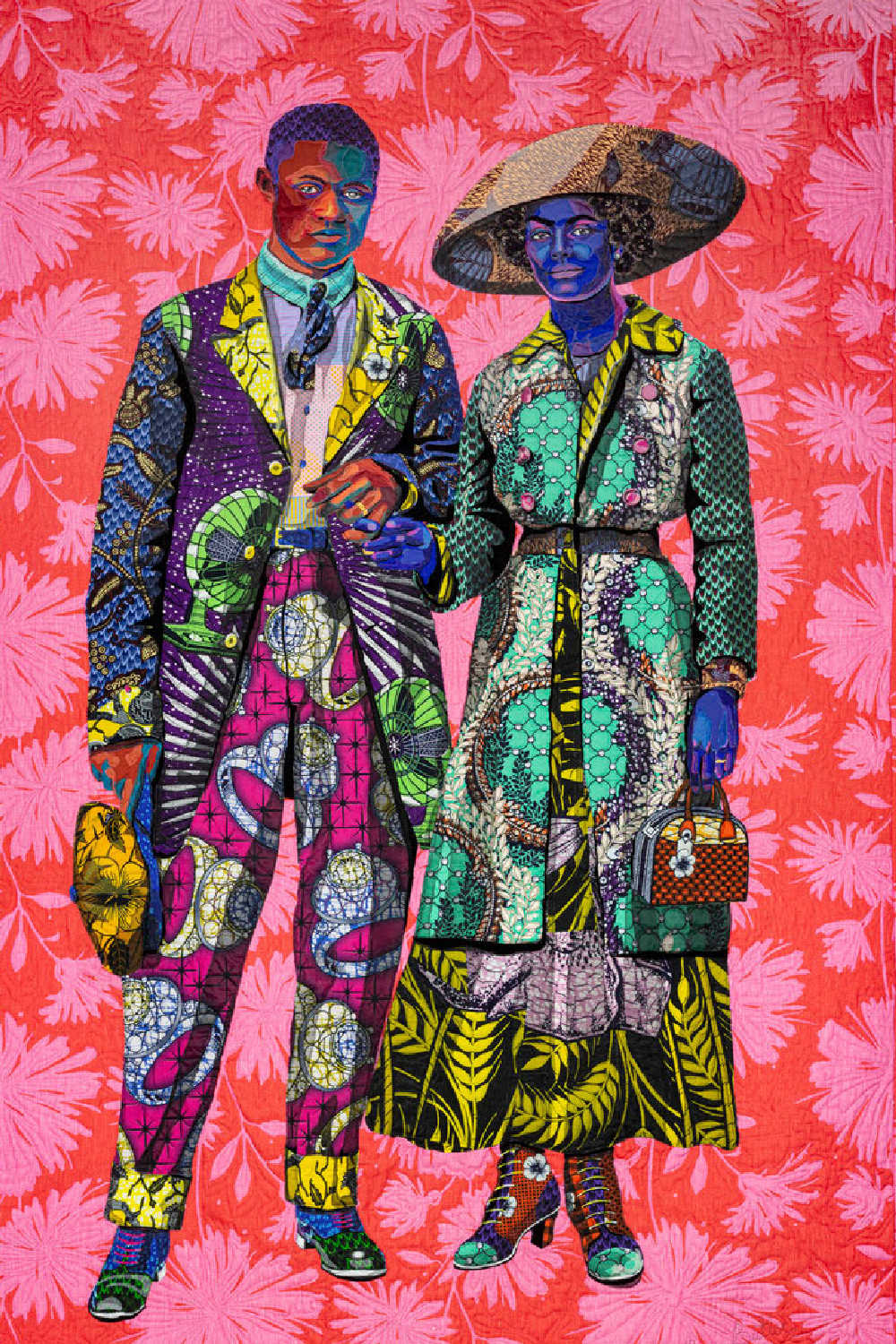 Bisa Butler, Broom Jumpers, 2019