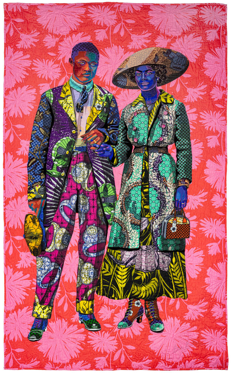 Bisa Butler, Broom Jumpers, 2019