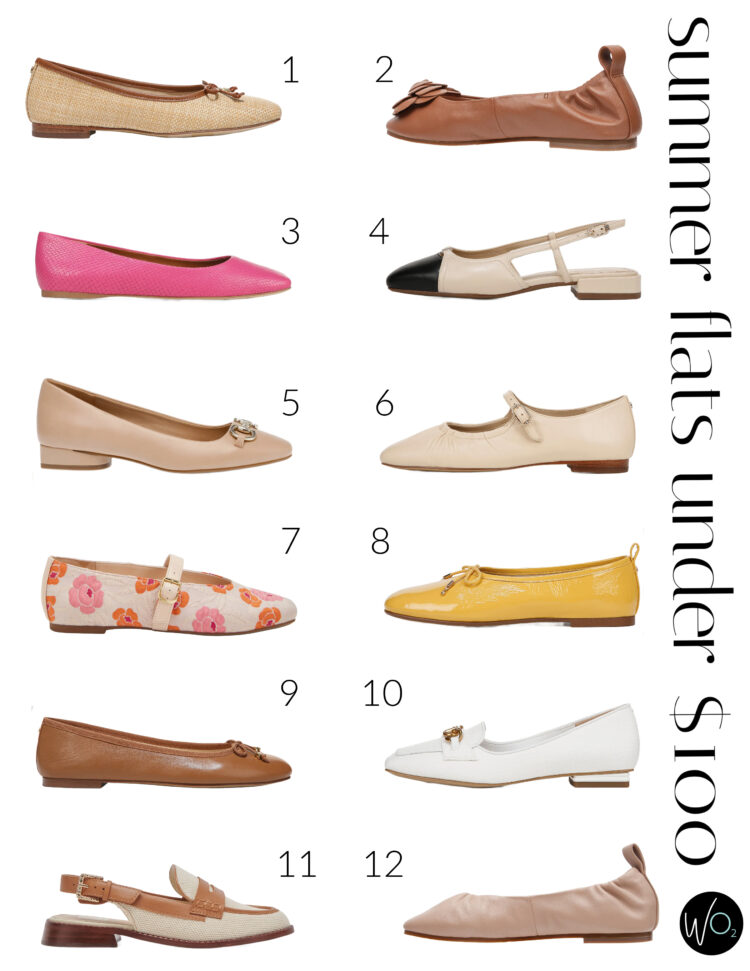 stylish summer flats under 100 nordstrom sale