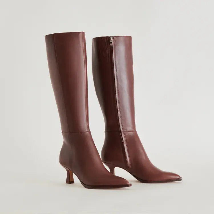 Quality and Stylish Wide Calf Boots: My Picks 6 Dolce Vita Auggie Extra Wide Calf Boots Chocolate Leather