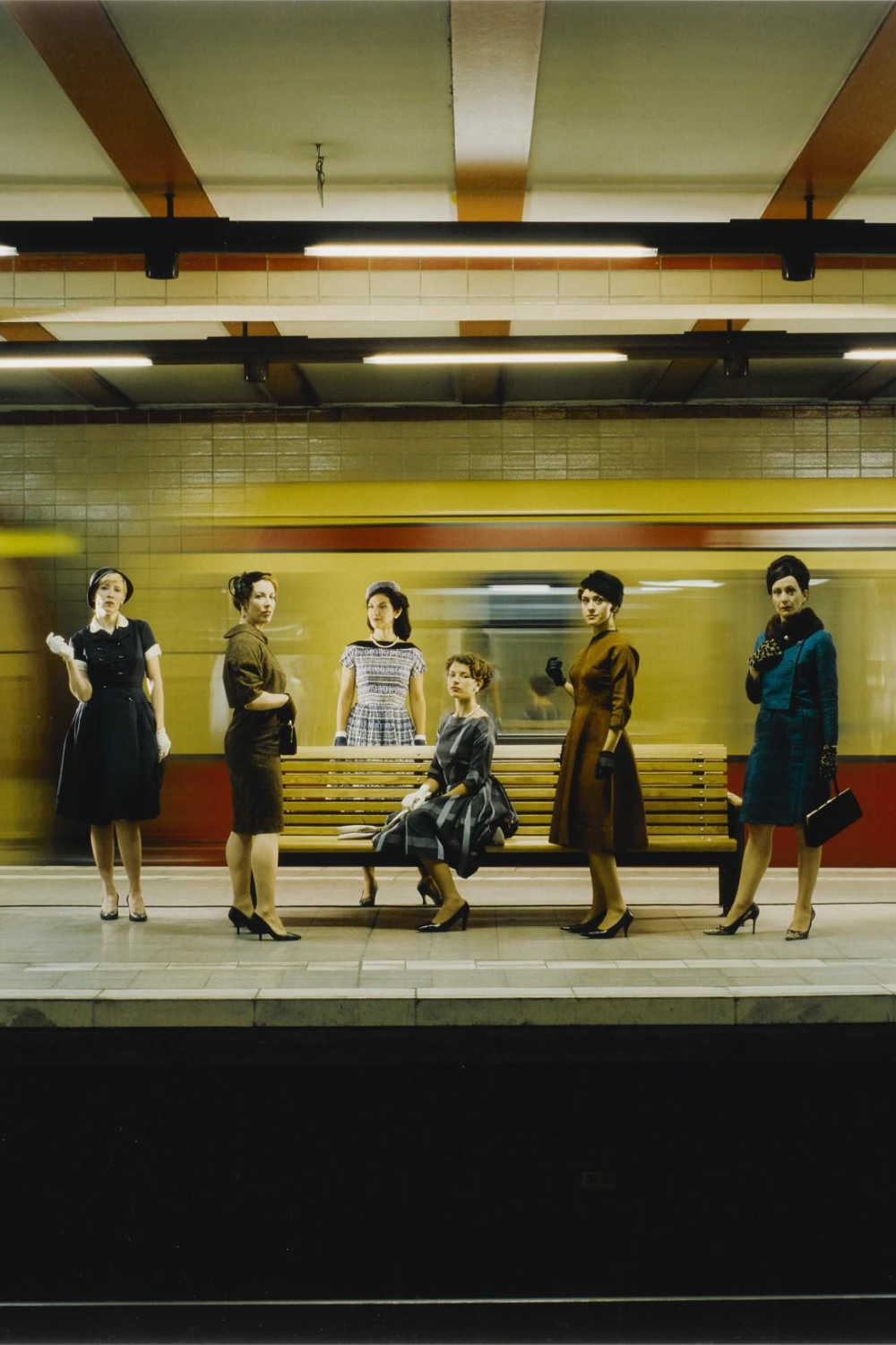 Eve Sussman, Women in S-Bahn (Photographic still from The Rape of the Sabine Women), 2005