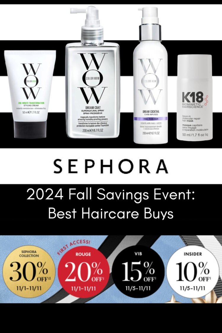 2024 fall savings event sephora haircare